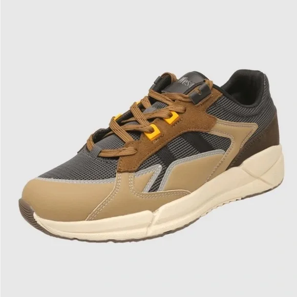 G WEST MENS RUNNING SHOES - GWM20009 | BROWN - Picture 2 of 6